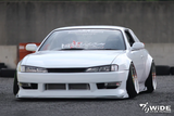326POWER Buri Wide Front Over Fenders 45mm for Nissan S14 Kouki
