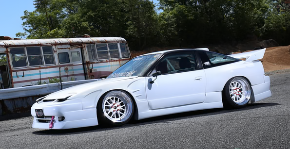 326POWER Gachabari Mild Front Fenders 15mm for Nissan Silvia 180sx