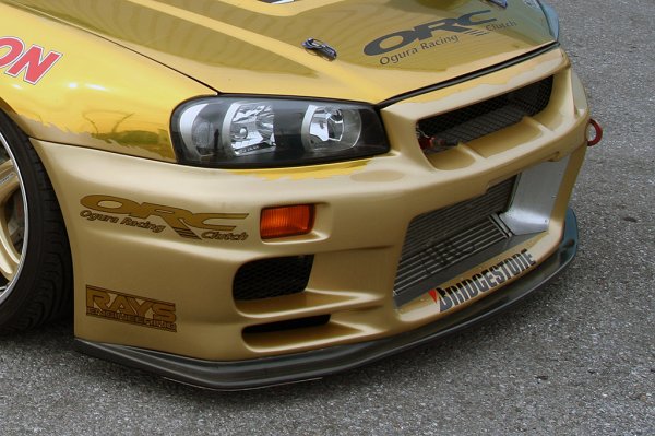 TOP SECRET G-FORCE Front Diffuser for Nissan R34 GTR