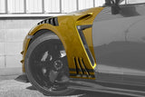 TOP SECRET Front Wide Fenders 20mm for Nissan R35 GTR