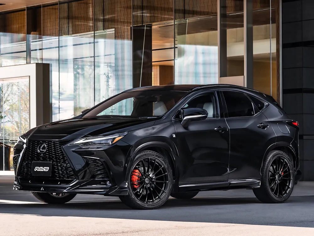 Rays | VMF L-01 Semigloss Black | 5X112 | 21X10.0 +15