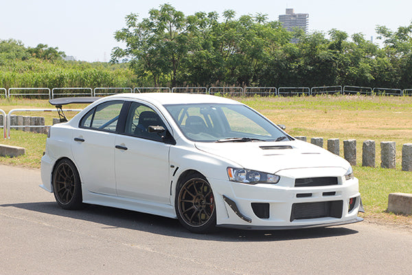 Aero Tech | Body Kit for Mitsubishi Lancer Evolution X - Front Bumper Spoiler (Separate Lip Type)