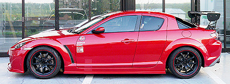 Aero Tech | Body Kit for Mazda RX-8 (SE3P) Early Model - Bumper Optional Black Mesh(As Fitted to Demo Car) (Standard Silver Aluminum Mesh Is Included)