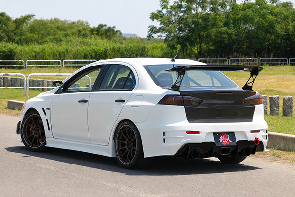 Aero Tech | Body Kit for Mitsubishi Lancer Evolution X - Optional Black Mesh for Front BumperUMPER (demo car equipped)