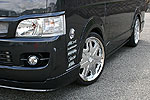 Aero Tech | Body Kit for Toyota HiAce Standard Body (200 Series) - Rear Wing (LED High-Mount Stop Lamp Included)
