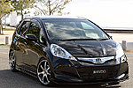 Aero Tech | Body Kit for Honda Fit RS / Fit Hybrid GE6 GE7 GP1 Late Model - 3+Roof Fin＝4 FULL Kit