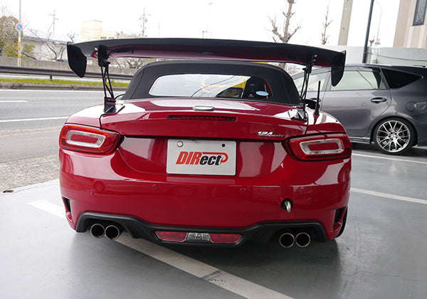 Aero Tech | GT Wing Kit for Abarth 124 Spider - (X)124spiderSpecific Mount (FRP)