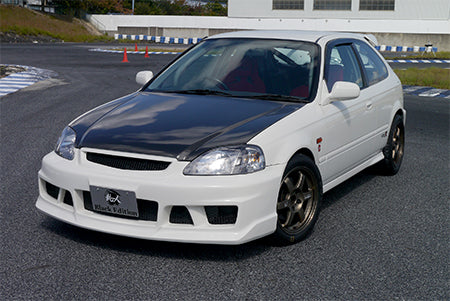 Aero Tech | Rando Black Edition Aero Parts for Honda Civic (EK) Early / Late Model - Front Bumper - Early Model