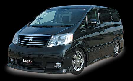 Aero Tech Japan | Rando Style Body Kit for Toyota Alphard MS / AS (10 Series) Early Model - Front Lip
