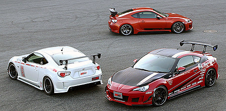 Aero Tech | Body Kit for Toyota GT86 / Subaru BRZ - Front Bumper(with LED Daylight & Blinker Kit) (For TOYOTA 86) *1 Left and right LED mounting sections are normally round-hole type.
