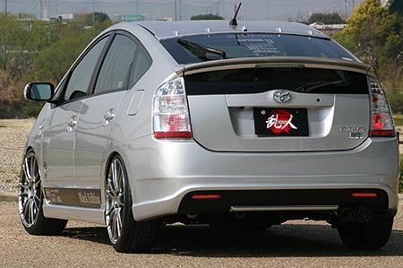 Aero Tech | Rando Black Edition Body Kit for Toyota Prius (NHW20) - Front / Side / Rear 3-piece set (LED Reflector Kit included) Complete Kit