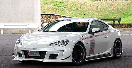 Aero Tech | Body Kit for Toyota GT86 / Subaru BRZ - Optional Black Mesh for bumper (demo car equipped) (Normally, the included net is aluminum net (silver).)