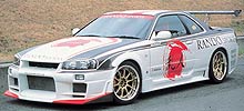 Aero Tech Japan | Rando Sports Body Kit for Nissan Skyline GT-R (BNR34) - Front Bumper (with top molding)