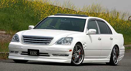 Aero Tech Japan | Rando Ryu LUX Body Kit for Toyota Celsior / Lexus LS430 Late Model - Front Bumper Spoiler Note 1