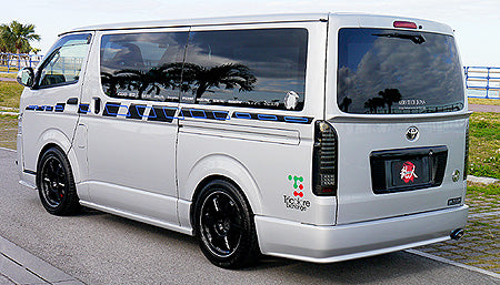 Aero Tech | Body Kit for Toyota HiAce Standard Body (200 Series) - Side Skirts(For Left Sliding-Door Vehicles)