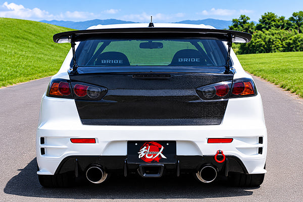 Aero Tech | Body Kit for Mitsubishi Lancer Evolution X - 3D Edition-S Wing (1435mm, carbon end plates removed)