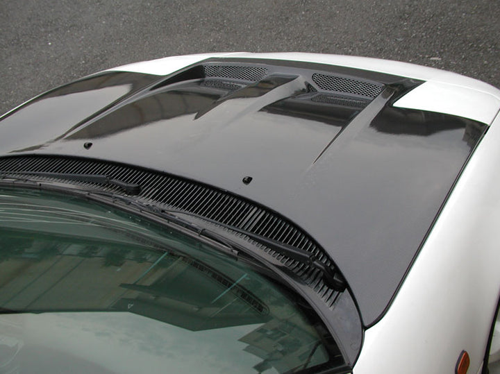 Border Racing | Vented Hood (FRP) for Toyota MR2 SW20
