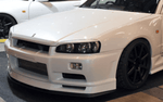 URAS Type R Hood Lip for Nissan R34 Skyline