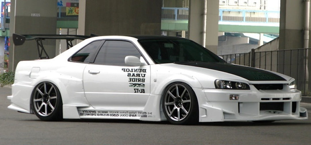 URAS | Type-GT 12-Piece Fender Kit for Nissan R34 Skyline 2 Door