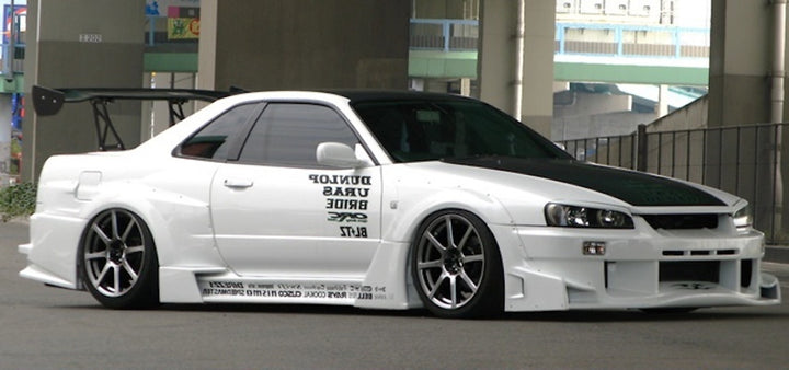 URAS | Type-GT 12-Piece Fender Kit for Nissan R34 Skyline 2 Door