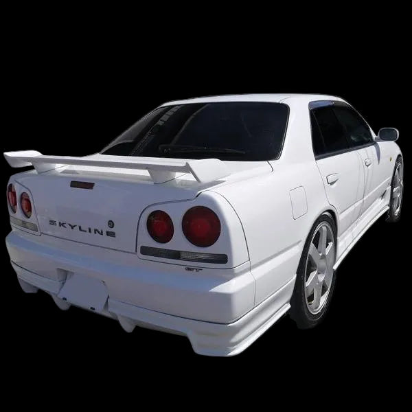 Hot Parts | Racing Style V2 Rear Diffuser for Nissan Skyline R34 (4 Door)