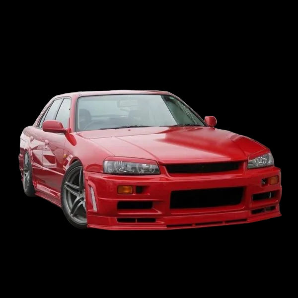 Hot Parts | Street Style V2 Front Bumper for Nissan Skyline R34 (2 Door)
