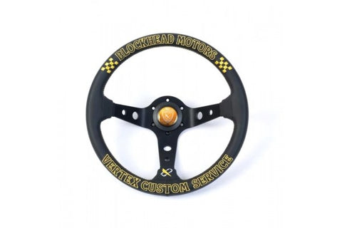 Vertex x Block Head Motors Steering Wheel 330mm