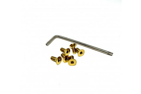 Vertex Titanium Steering Wheel Torx Bolts (GOLD)