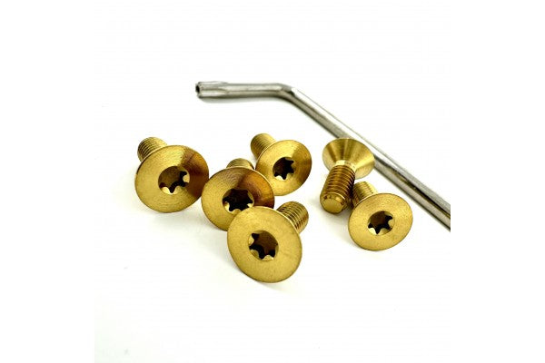 Vertex Titanium Steering Wheel Torx Bolts (GOLD)
