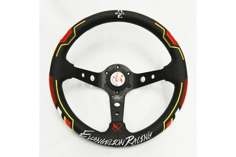 Vertex x Evangelion Racing Collaboration Steering Wheel (Unit-02) 330mm