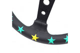 Vertex 7 Star Steering Wheel (Blue/Mint) 330mm