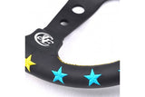 Vertex 7 Star Steering Wheel (Blue/Mint) 330mm