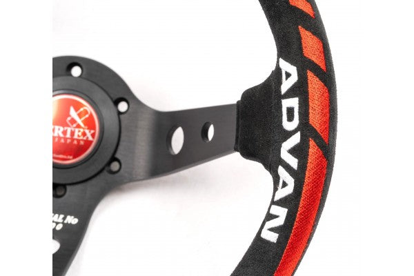 Vertex x Advan Collaboration Steering Wheel (Suede; Version 2) 330mm