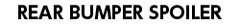 Front Bumper Grille Spoiler for Nissan Wingroad Y12 by Freeway Dolphin