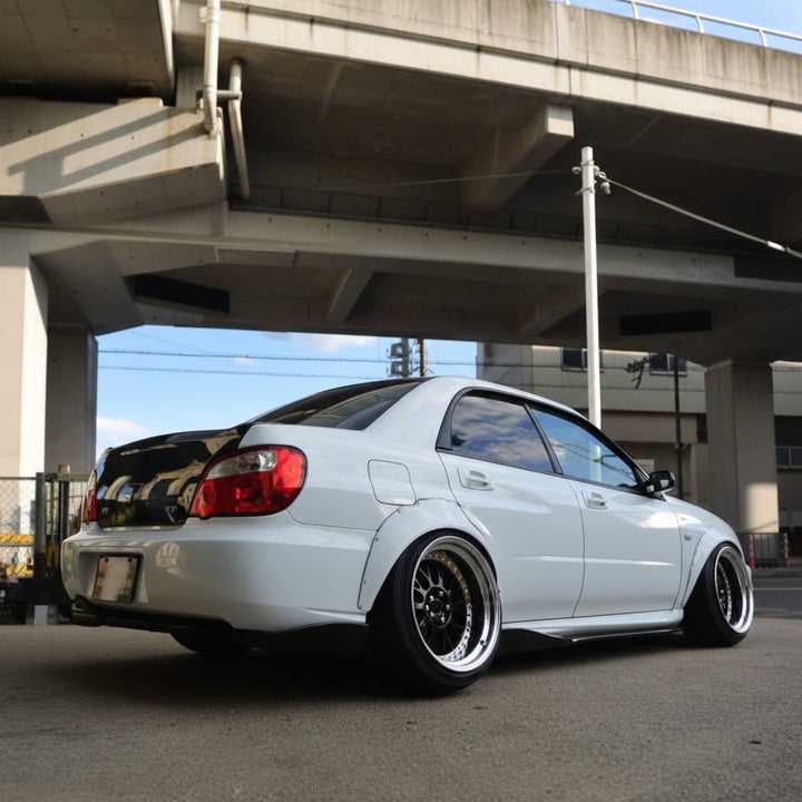 N-Style Custom | Type 9 Rear Fender Flares +60mm For Subaru Impreza GDB