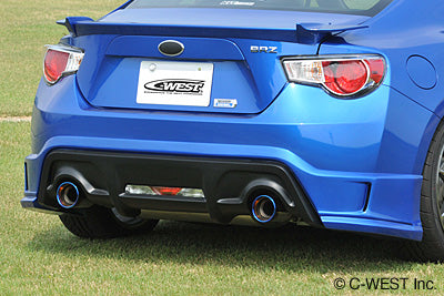 C-West | Rear Half Spoiler, Painted ABS for Subaru BRZ (ZC6) - photo 1