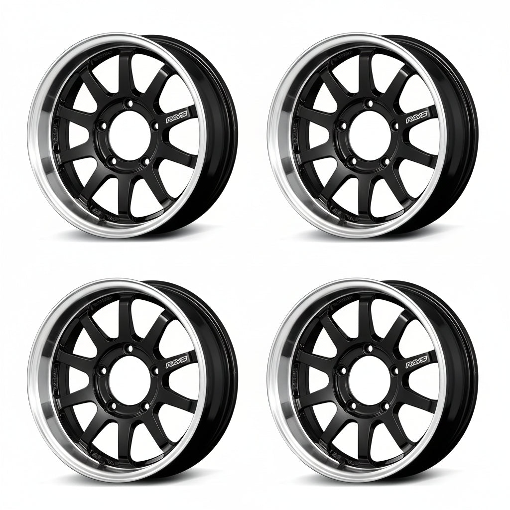 Rays | RAYS OFFROAD A-LAP-J Black/Rim DC | 5X139.7 | 16X6.0 -5 (Set)