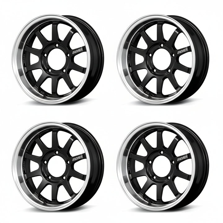 Rays | RAYS OFFROAD A-LAP-J Black/Rim DC | 5X139.7 | 16X6.0 -5 (Set)