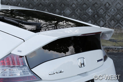 C-West | Rear Spoiler with LED Brake Light, Painted ABS for Honda CR-Z (ZF1 / ZF2) - photo 1