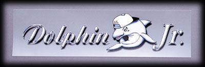 DOLPHIN Jr. Logo Sticker for Universal by Freeway Dolphin