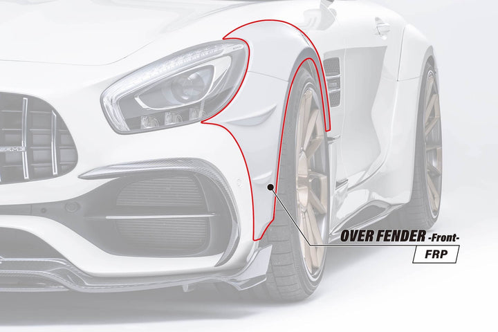 Design Works | Front Duct Spoilers for Mercedes-AMG GT C Roadster