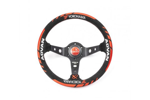 Vertex x Advan Collaboration Steering Wheel (Suede; Version 2) 330mm