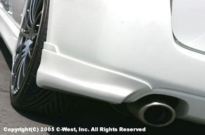 C-West | Rear Under Fins for Subaru Legacy (BP5 / BL5) - photo 1