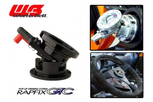Works Bell Rapfix GTC Pop-up Steering System - Silver