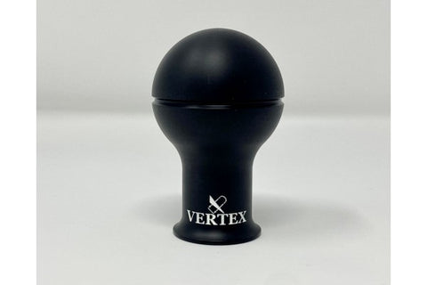 Vertex Monochrome Shift Knob *Black with White Logo*