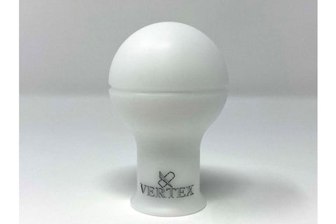 Vertex Monochrome Shift Knob *Limited Edition White with Silver Logo*