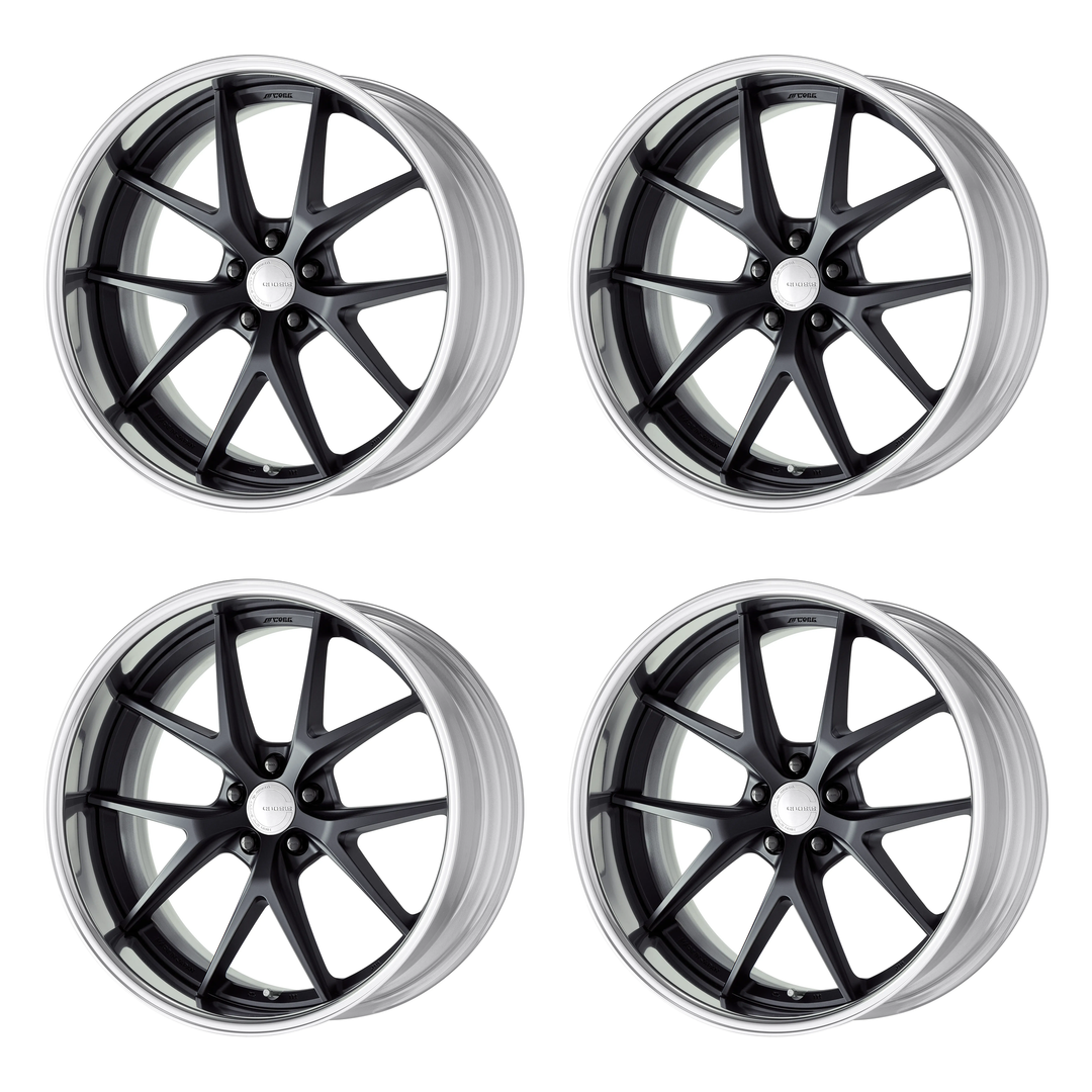 Work Wheels | GNOSIS RXS Matte Black | 5X100 | 20X8 +25 | Full Reverse | A Disk (Set)
