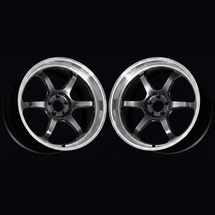Advan | R6 Machining & Hyper Platinum Black | 5X112 | 18X10.5 +32 (Pair)