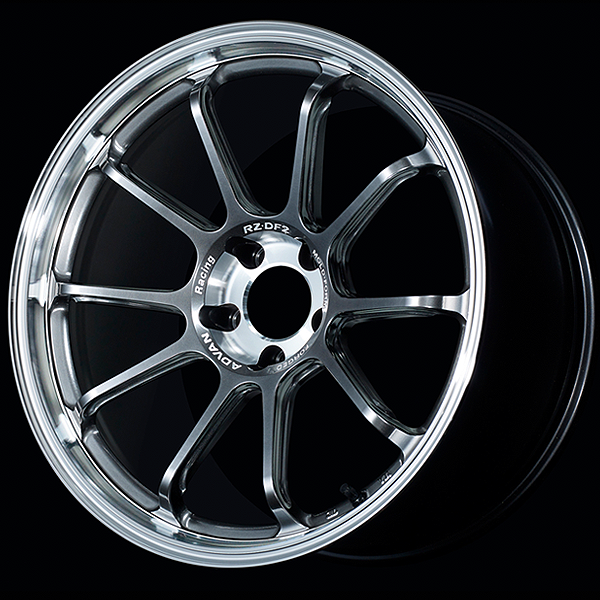 Advan | RZ-DF2 Diamond Cut & Hyper Platinum Black | 5X112 | 19X9.5 +25