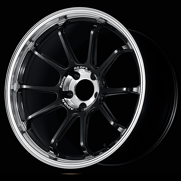 Advan | RZ-DF2 Diamond Cut & Racing Titanium Black | 5X100 | 19X8.5 +45 (Set)